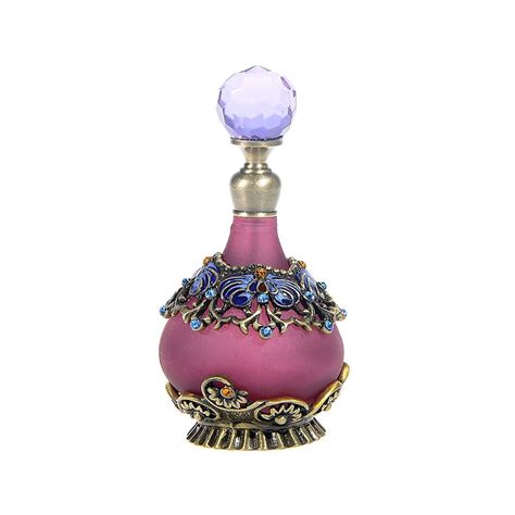 vintage perfume bottle purple.